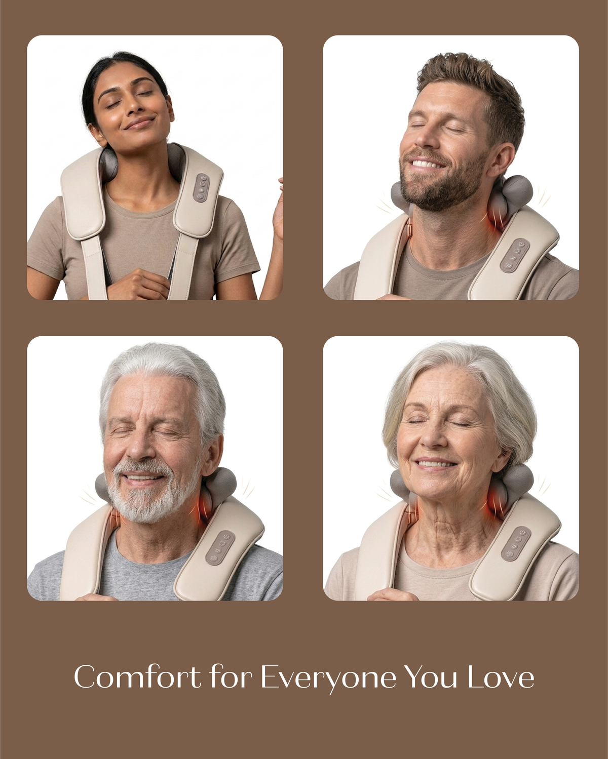 Luna Ergonomic Neck & Shoulder Massager